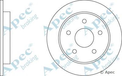APEC BRAKING dsk576 -  Тормозной диск